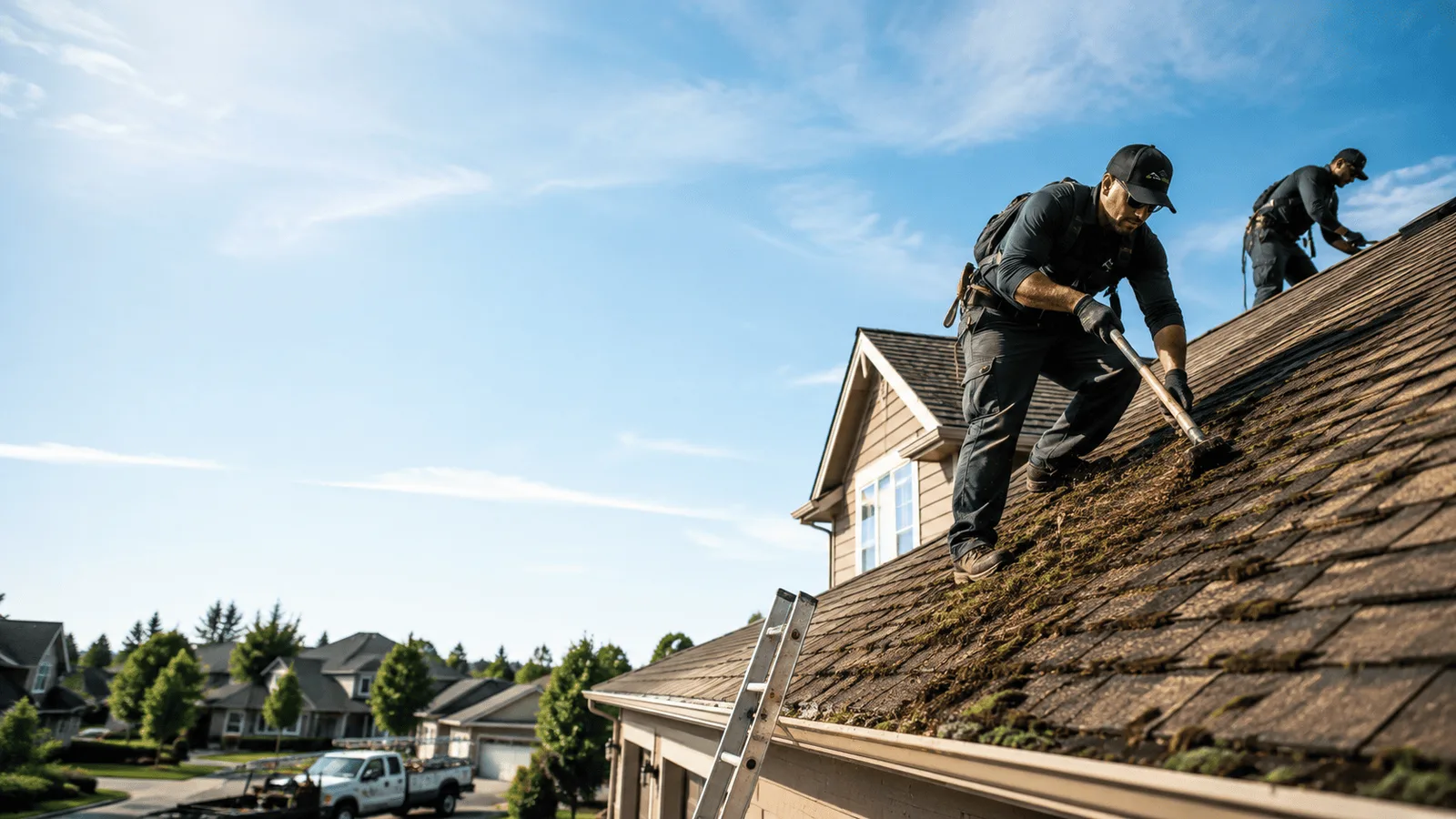 Roof Moss Removal in Cayuga, IN near me
